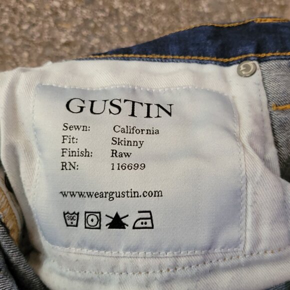 Gustin Skinny Selvedge Jeans - Men's - Picture 5 of 6